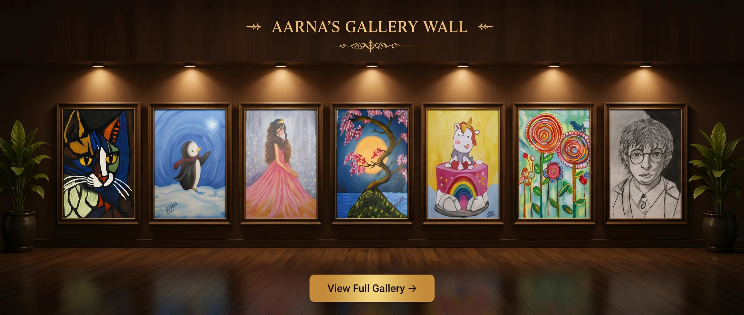 Aarna's Gallery Wall