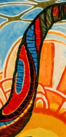 The trunk's single spiral