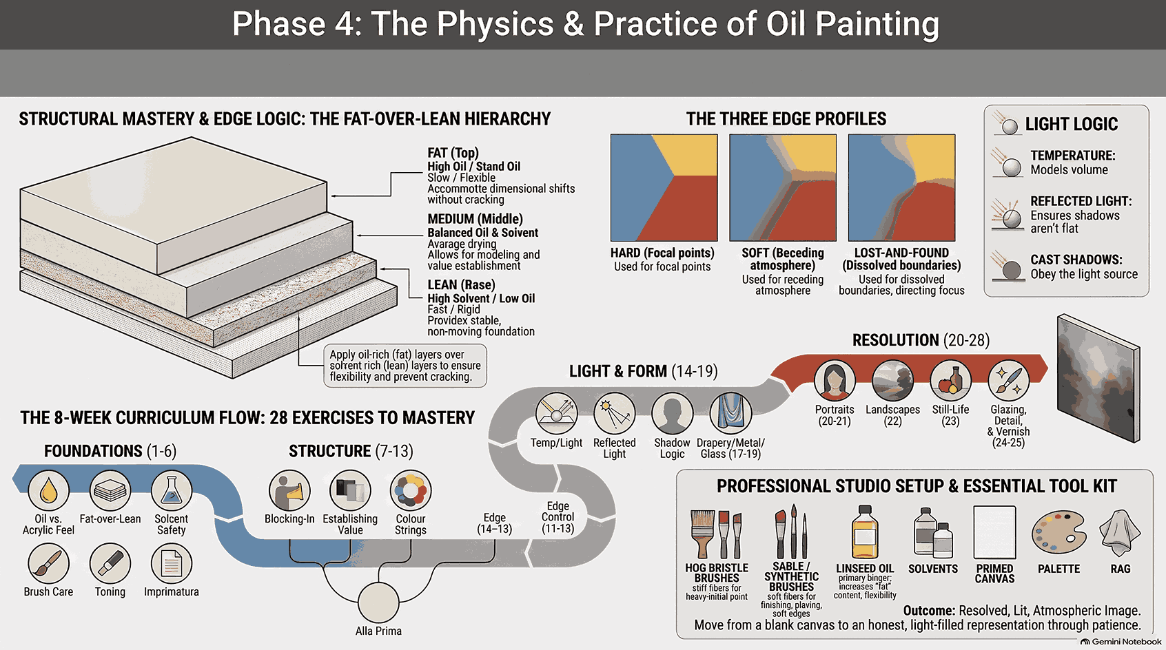 Oil Painting — physics & practice
